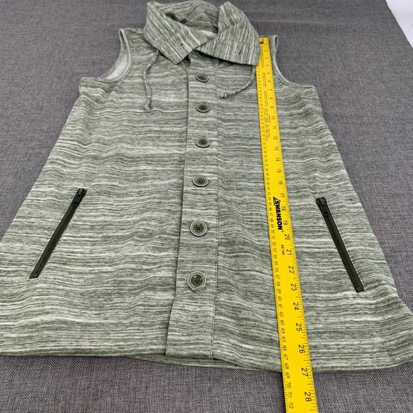 Matilda‎ Jane Women's Green Vest Jacket XS 50% Cotton 50% Polyester Button Down - Picture 6 of 11